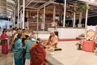 Shri Shiva Pujana by HH Swamiji; Picture courtesy Shri Jaikishan Kandlur